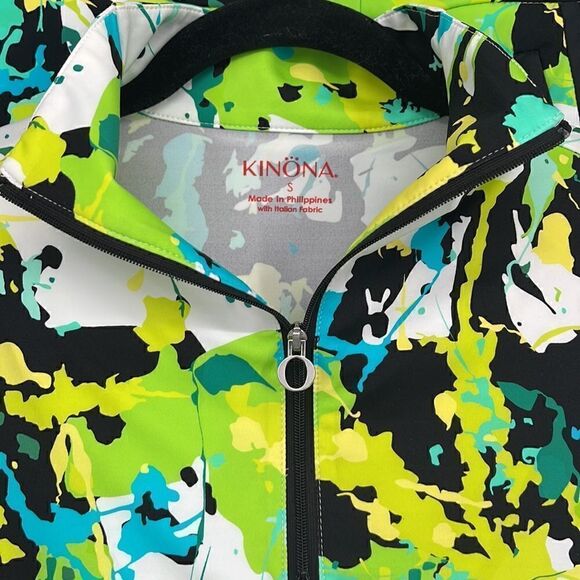 KINÖNA Keep It Covered Long Sleeve Golf Top & Skirt- Splatter Print - Picture 3 of 11